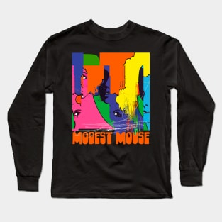 Modest Mouse ∆ Retro Style Original Fan Design Long Sleeve T-Shirt